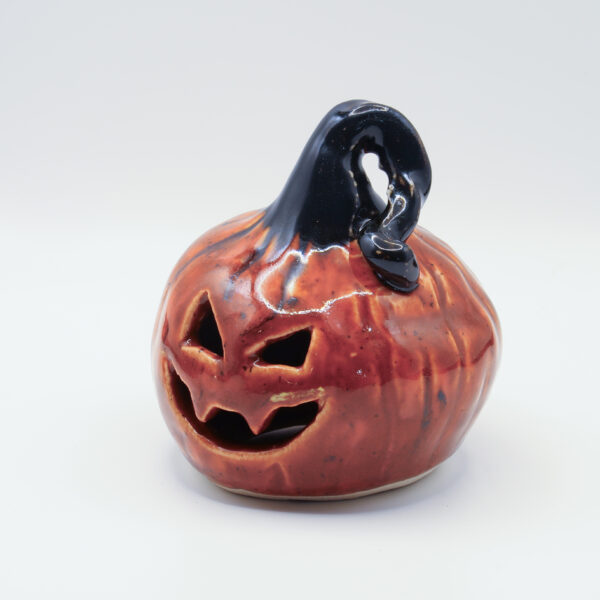 Fangs Tea Light Jack-o-Latern