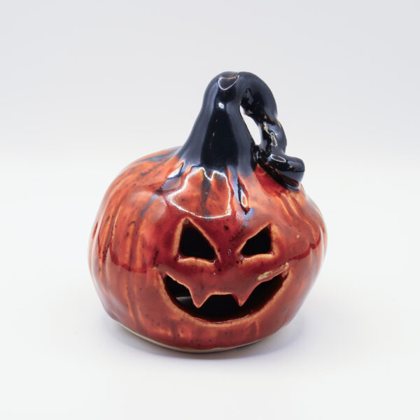 Fangs Tea Light Jack-o-Latern
